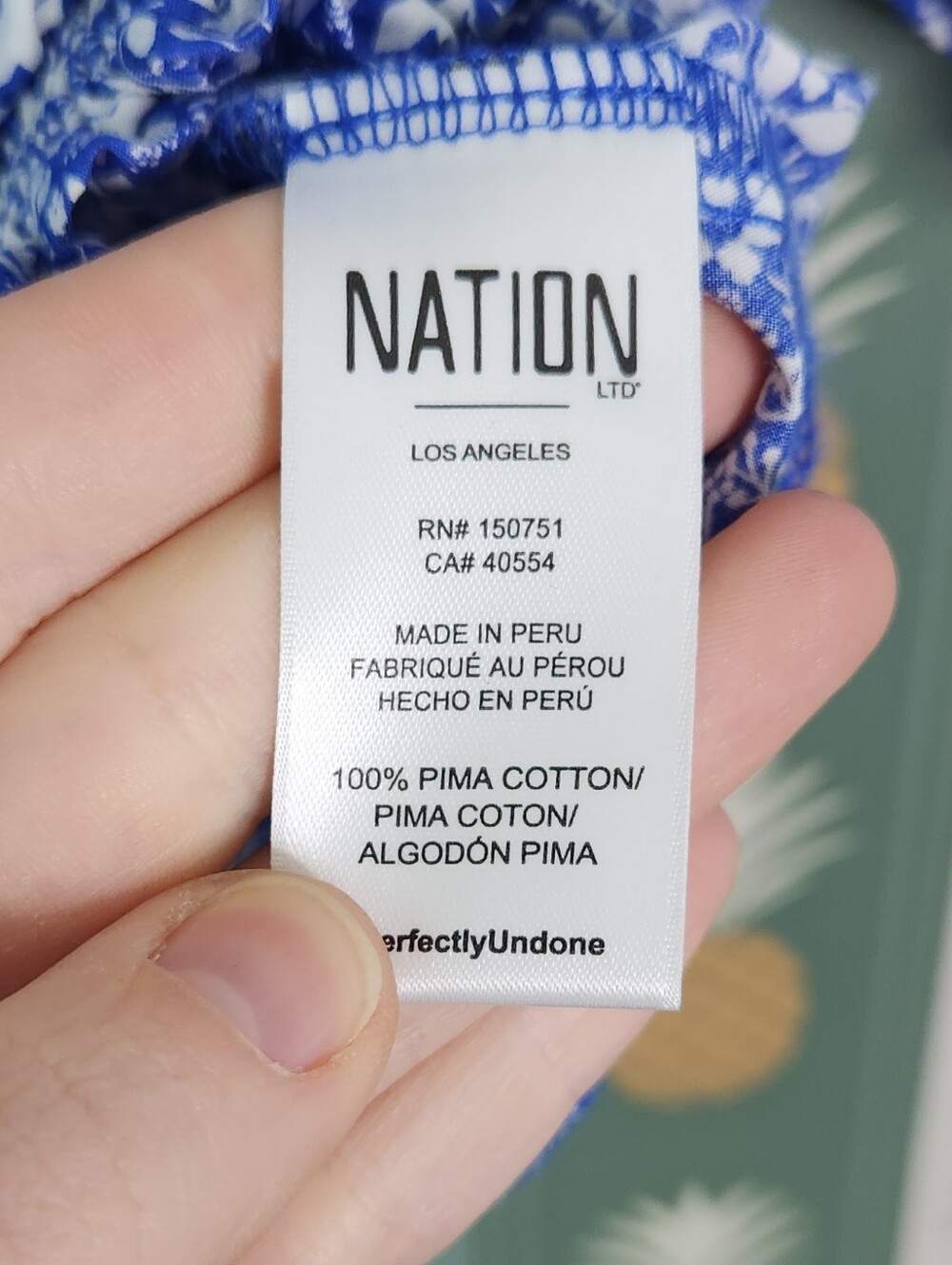 Nation LTD Rowena Elastic Top - Picture 7 of 8